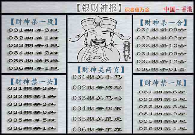 036期银财神[图]