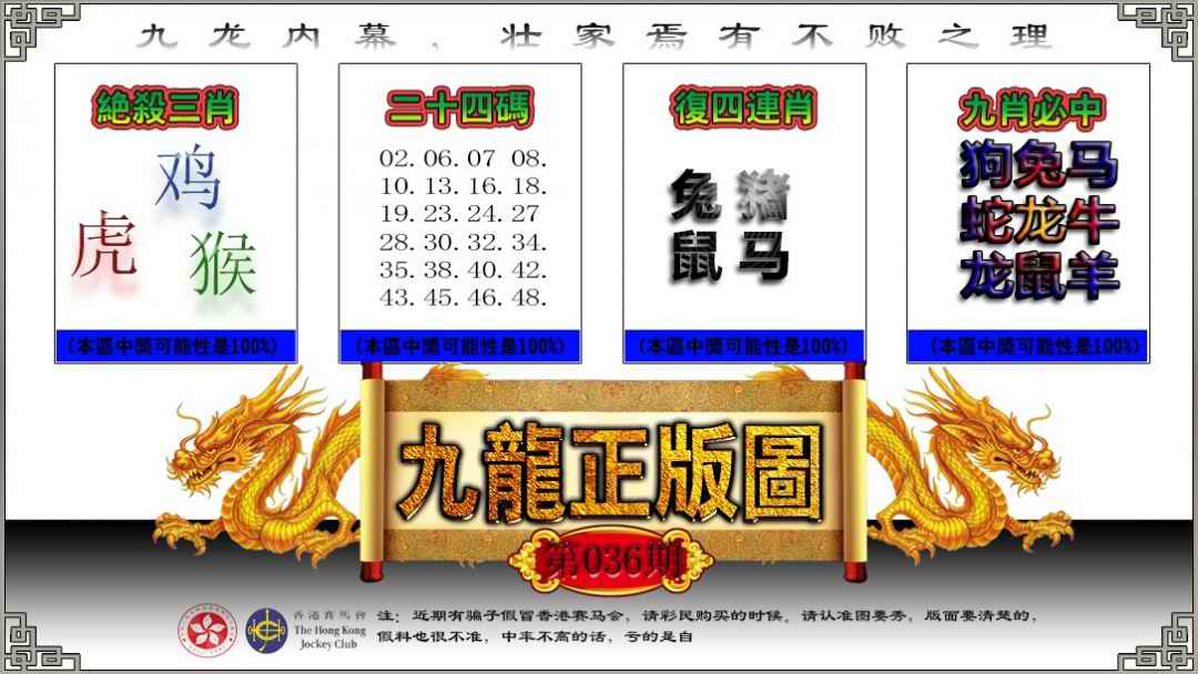 036期九龙正版图[图]